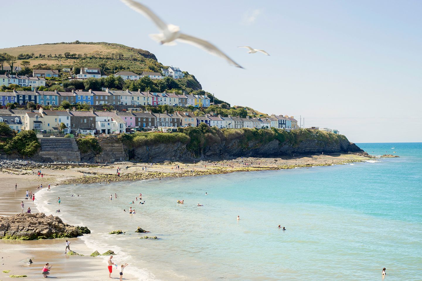 Von New Quay nach Aberaeron New Quay, West Wales, United Kingdom, Europe