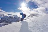 Skifahren auf der Zugspitze