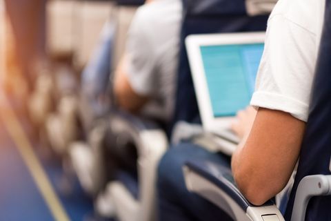 WLAN im Flugzeug und in der Bahn