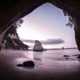 Cathedral Cove in Neuseeland