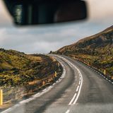 Autofahrt auf Island