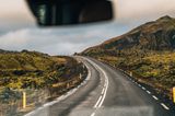 Autofahrt auf Island