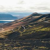 Serpentinen auf Island