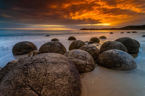 Moeraki Boulders, Neuseeland