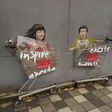 Street Art von Ernest Zacharevic, Singapur