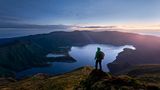 Portugal, Azoren, Sao Miguel, Lagoa do Fogo