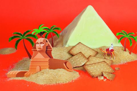 Kuchen-Pyramide