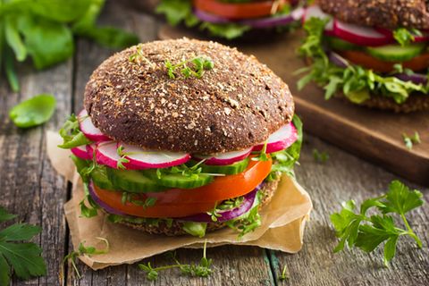 Veganer Vollkornburger
