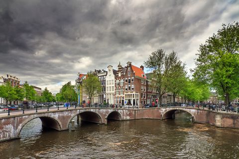 Amsterdam bei Regen