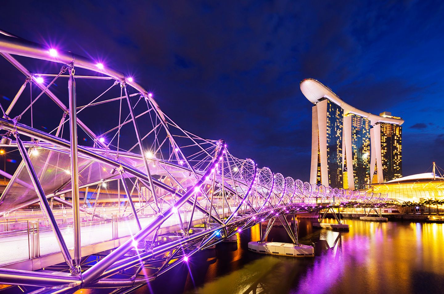 Helix-Brücke, Singapur