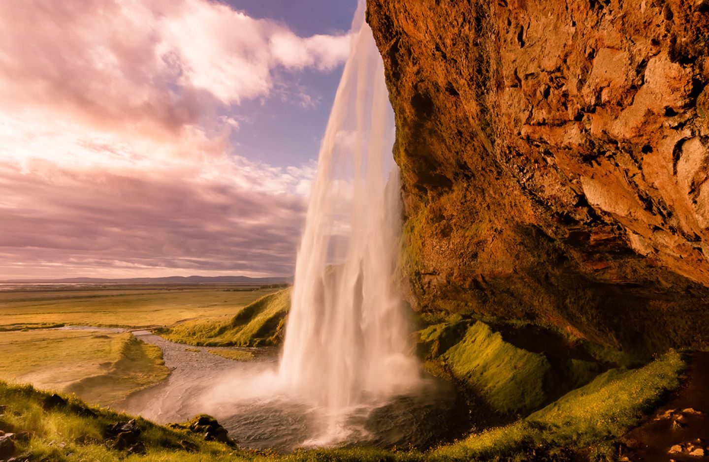 Seljalandsfoss auf Island Seljalandsfoss auf Island