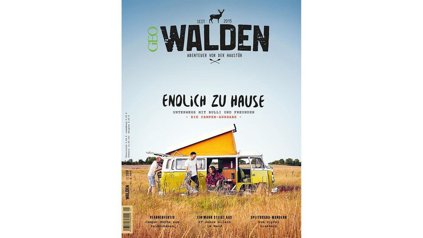 WALDEN Nr. 01/2018 Endlich zu Hause Unterwegs mit Bulli