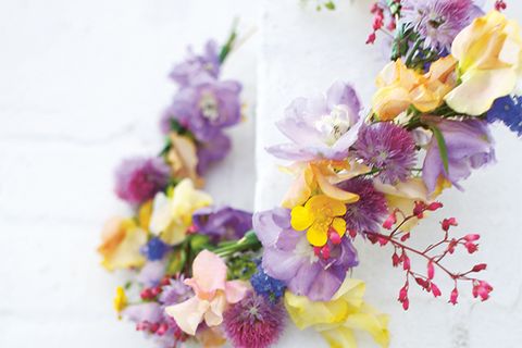 Blumenkranz fürs Haar