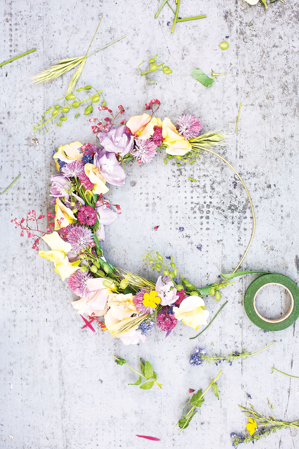 Blumenkranz selber machen