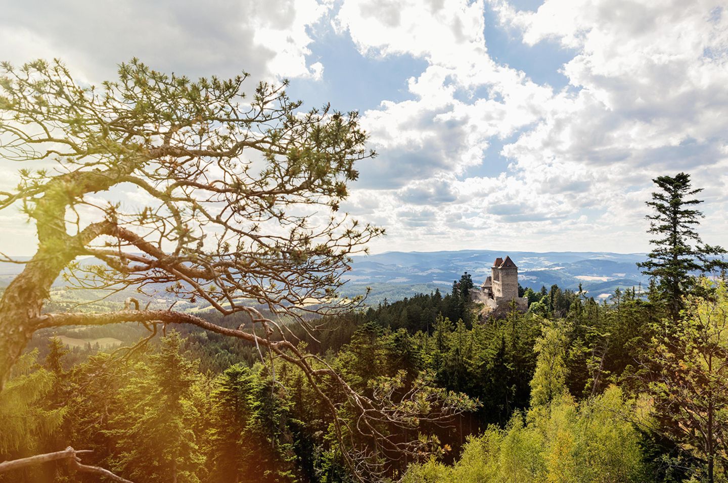 Burg Kašperk, Südböhmen, Tschechien