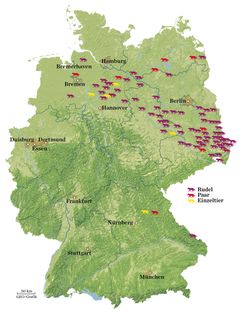 Karte: Wo gibt es in Deutschland Wölfe? - [GEO]