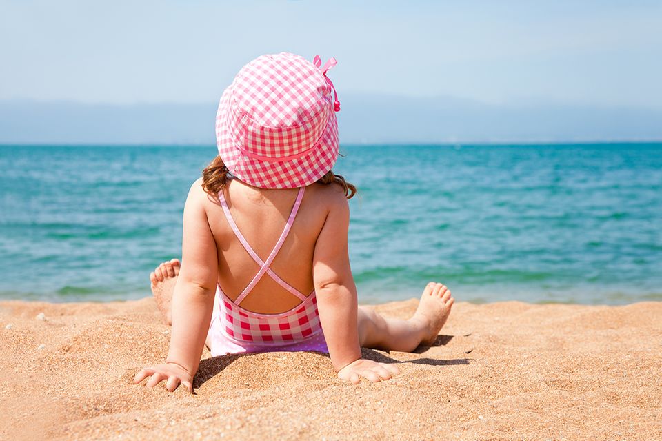 Mädchen am Strand