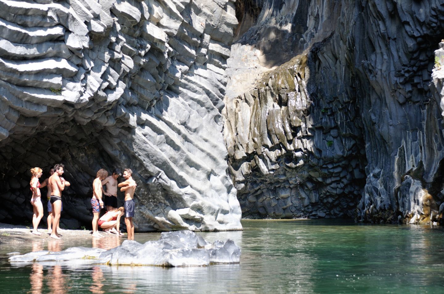 Gole dell'Alcantara, nordöstliches Sizilien Gole dell'Alcantara, Italien