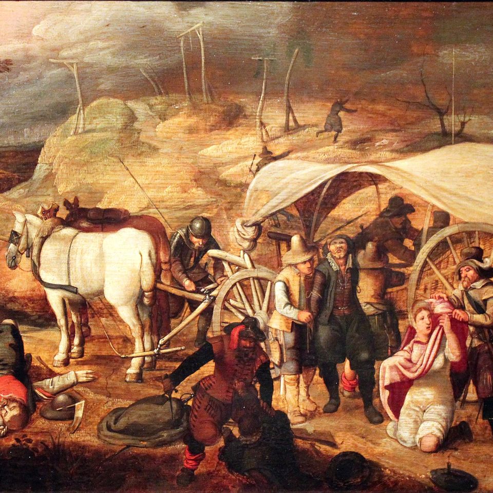 Marodierende Soldaten. Sebastian Vrancx 1647