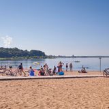 Cospudener See, Nordstrand, bei Leipzig