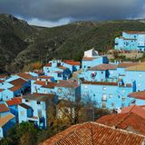 Júzcar, Málaga, Andalusien