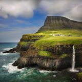 Gásadalur, Faröer-Inseln, Dänemark