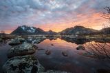 Mitternachtssonne Norwegen