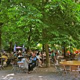 Deutschland, Oberbayern, München, Hofbräukeller, Biergarten