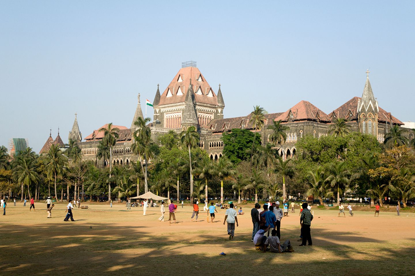 Viktorianisch-gotische und Art-Deco-Gebäude in Mumbai, Indien Oval Maidan, Indien
