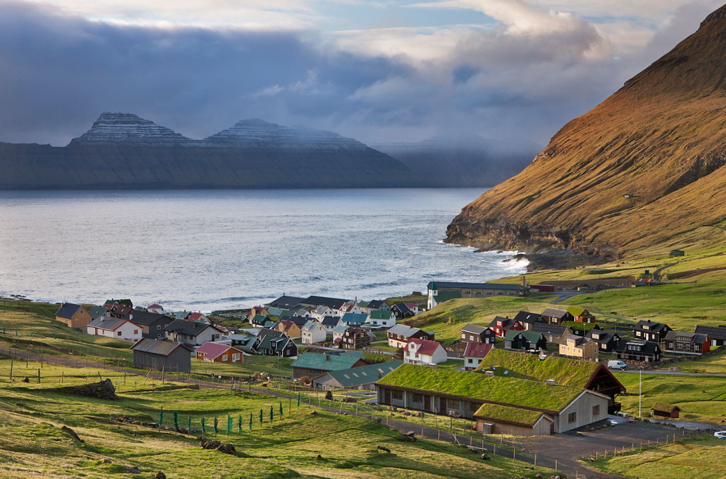 Gjógv, Eysturoy, Dänemark Gjógv, Eysturoy, Dänemark