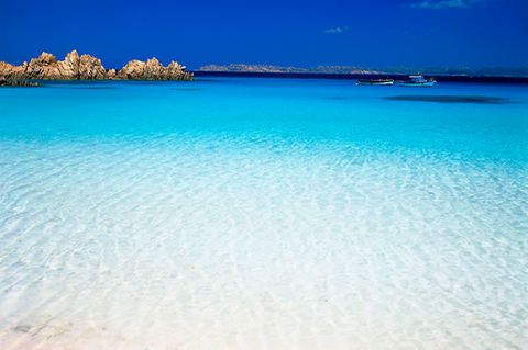 Sardinien, Maddalena, Budelli, Spiaggia Rosa