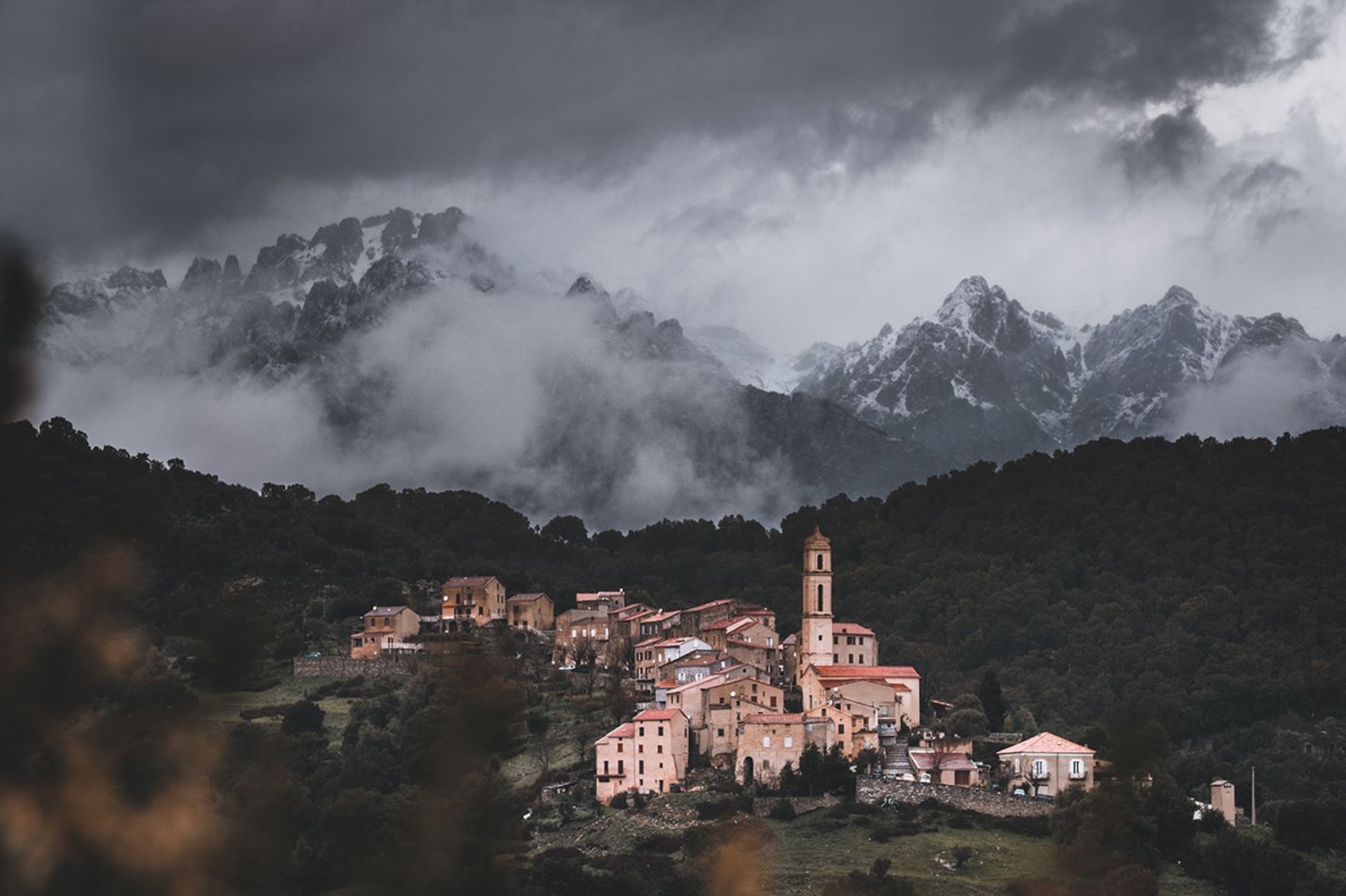 Korsisches Bergdorf, Frankreich