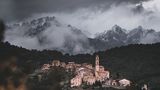 Korsisches Bergdorf, Frankreich