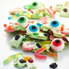 Gruselige Halloween Schokolade