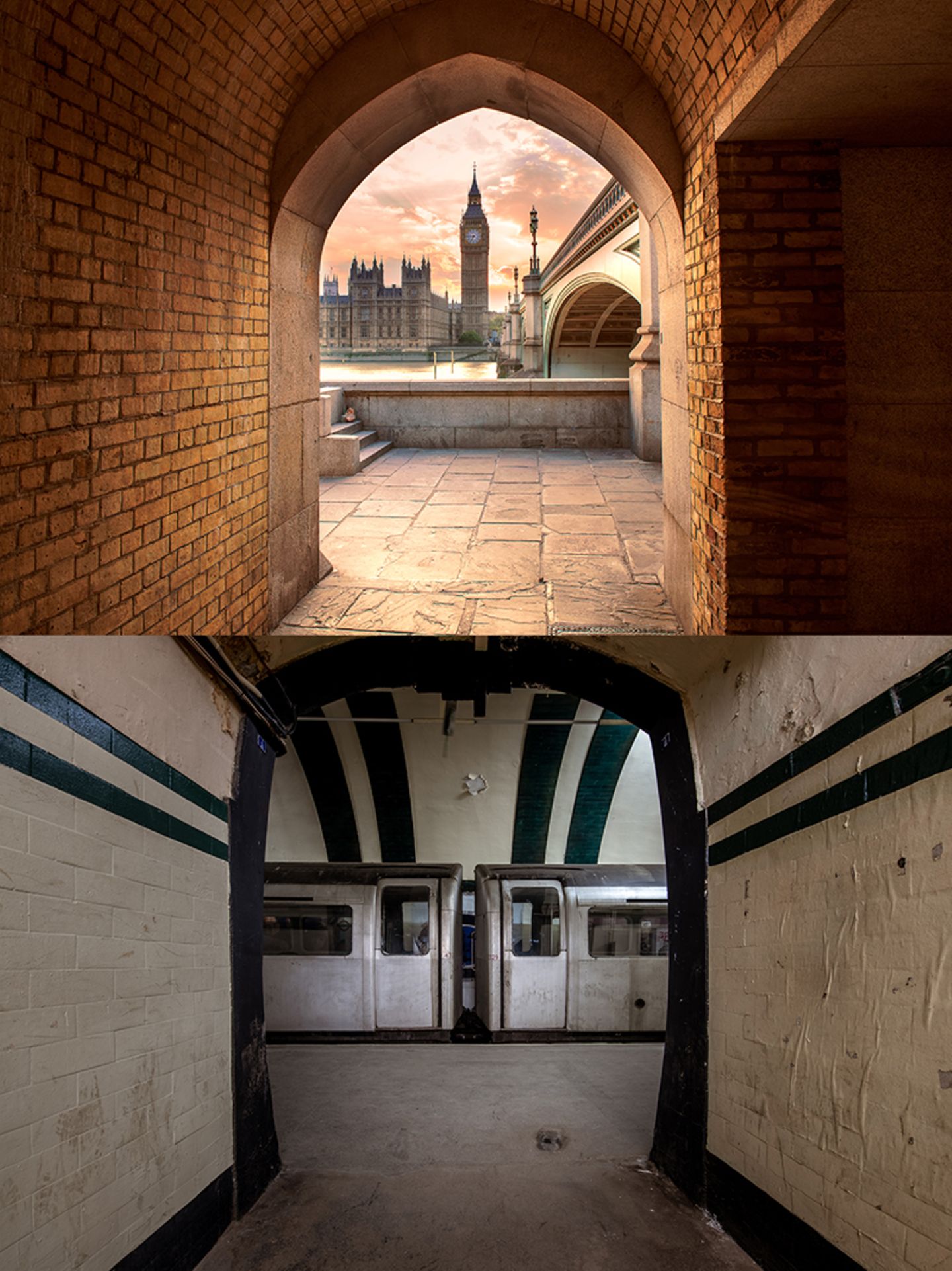 Big Ben - Aldwych, London Underground