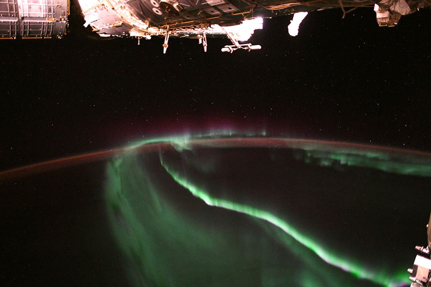 Aurora fotografiert von Alexander Gerst