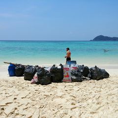 Koh Adang, Müll