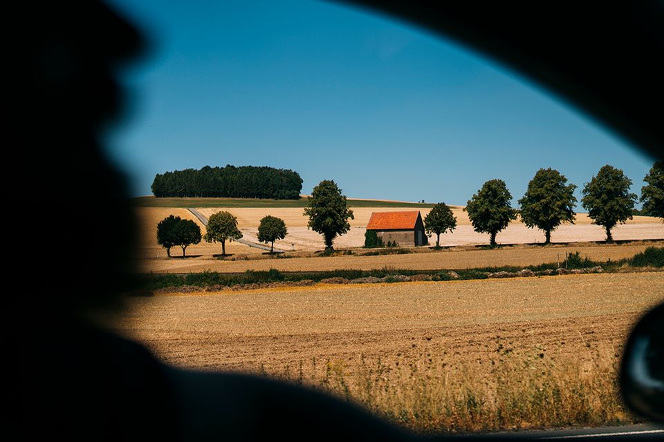 Straße im Weserbergland
