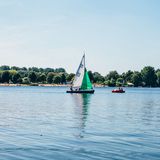 Unterbacher See, Duesseldorf, Badesee