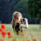 Mädchen fotografiert