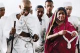 Mahatma Gandhi marschiert 1930 mehr als 300 Kilometer weit, um gegen die Unrechtsherrschaft der britischen Kolonialherren zu pr…