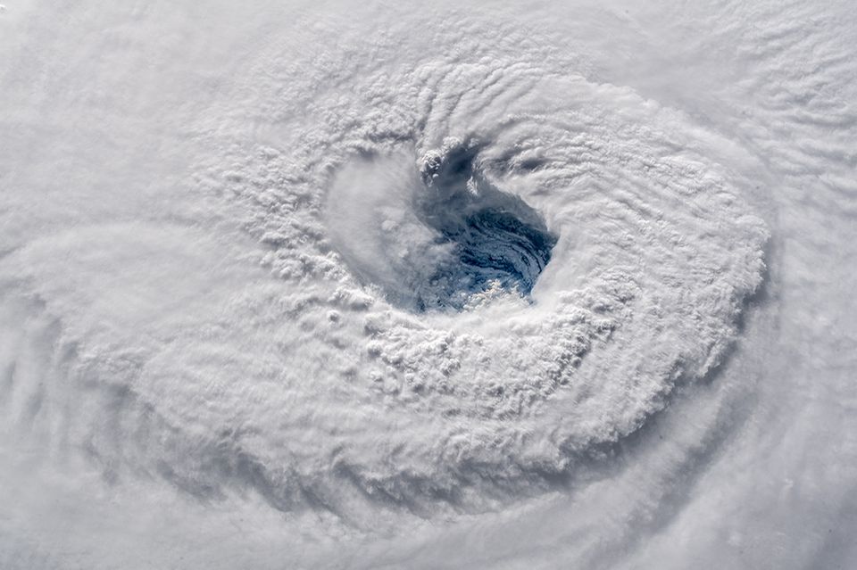 Hurrikan Florence fotografiert von Alexander Gerst