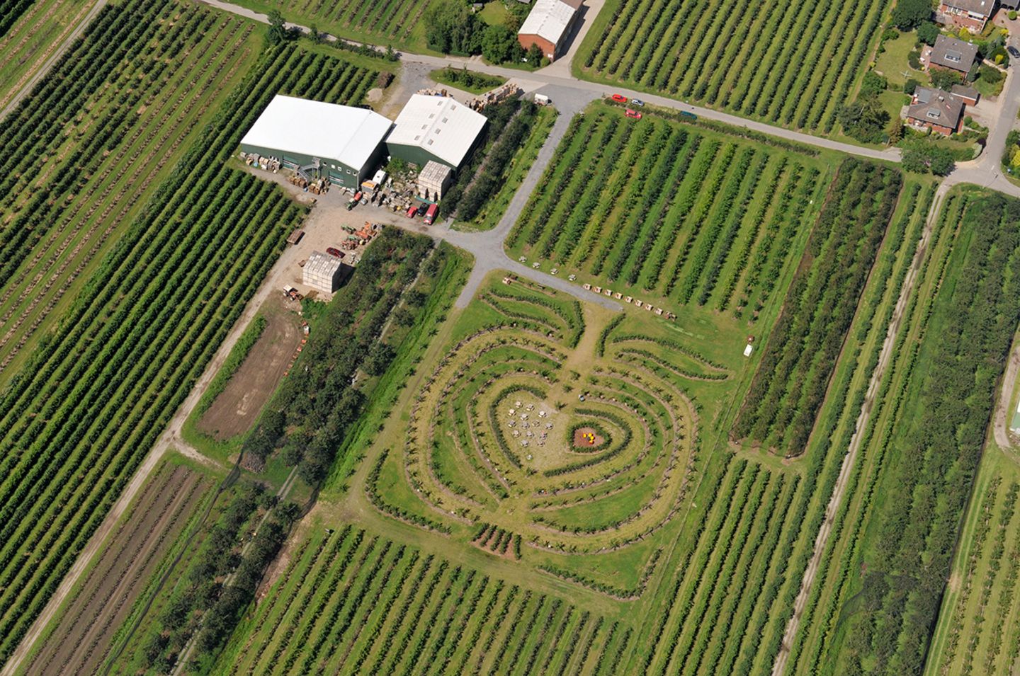 Altes Land, Deutschland Herzapfelhof Altes Land