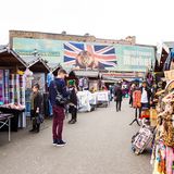 Blick auf die Stände von Camden Market