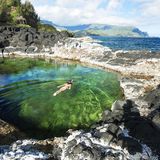 Hawaii, Kauai, Princeville, Queens Bath