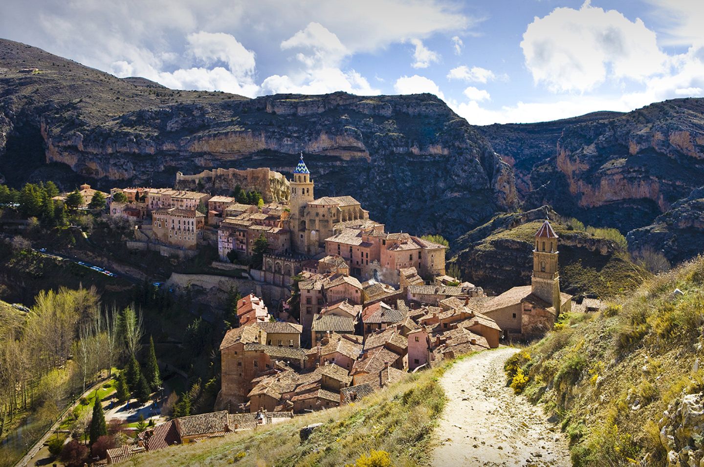 Blick auf Albarracin