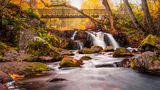 Hallamölla Wasserfall, Schweden