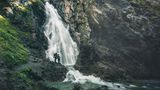 Wasserfall in der Nähe der Roßgumpenalm