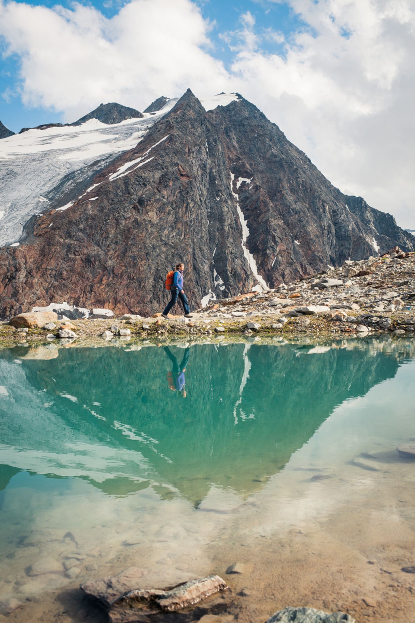 Bergsee auf dem E5 Bergsee auf dem E5