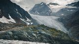Aussicht auf ein Bergpanorama mit Wildspitze